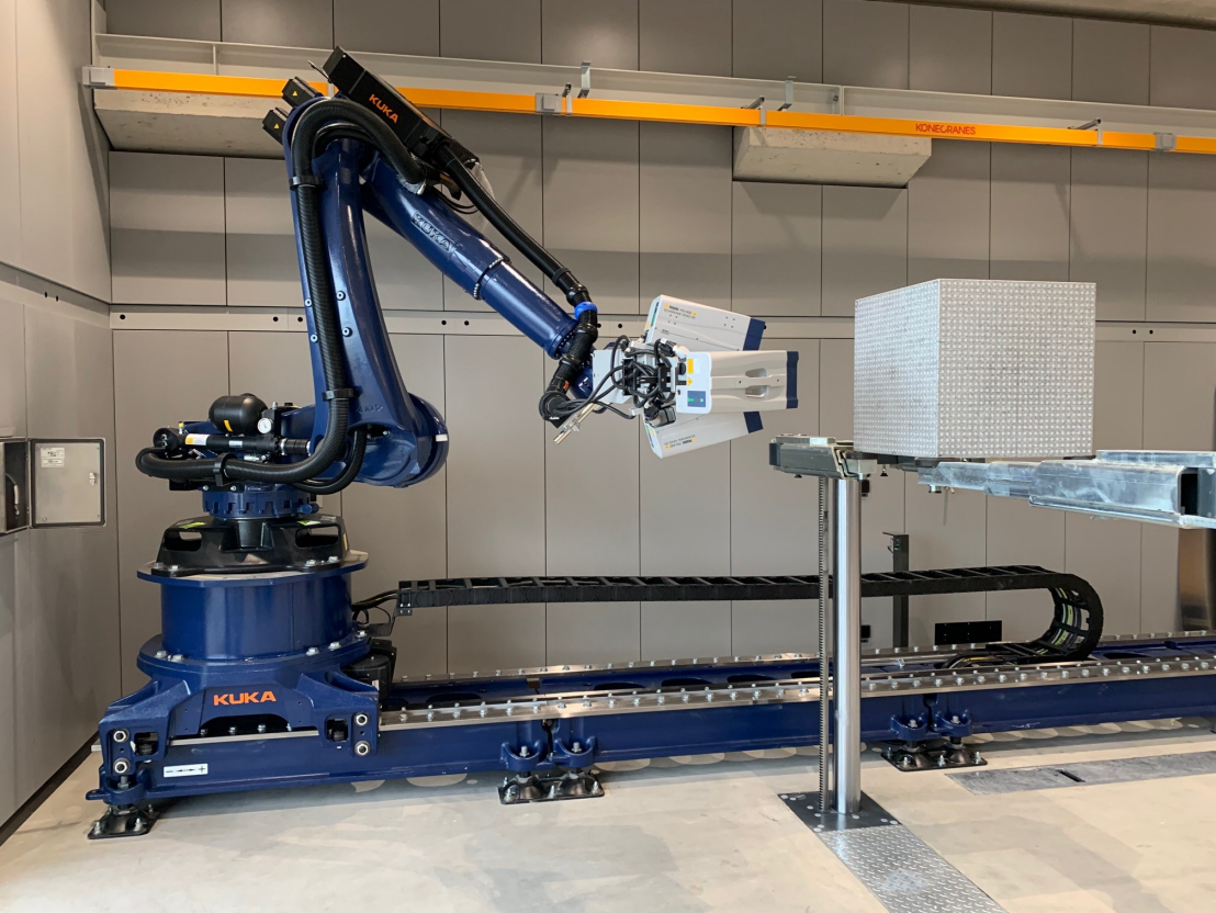 Enlarged view: Robotized 3D Scanning LDV System with Lifted Rock Volume